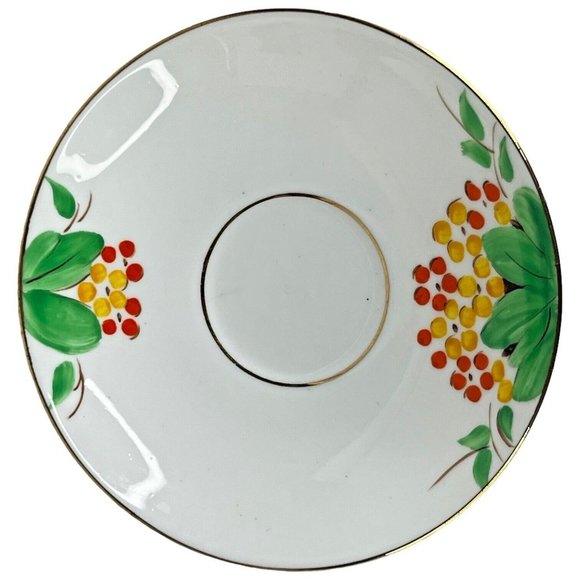 Vintage Rosina Bone China Tea Cup And Saucer Art Deco Style Made England Green - Picture 8 of 10